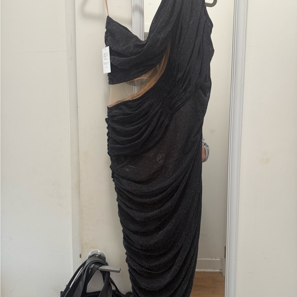 JLUXLABEL Black One Shoulder Dress - Picture 3 of 4